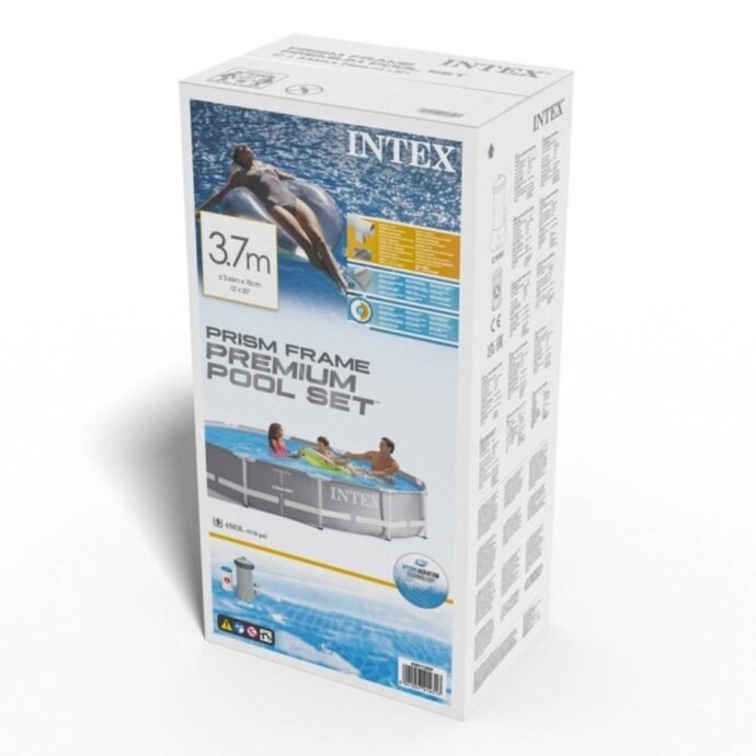 Piscine Intex Prism Frame Ronde Familiale – 3,66 x 0,76 m – مسبح دائري عائلي – Image 4
